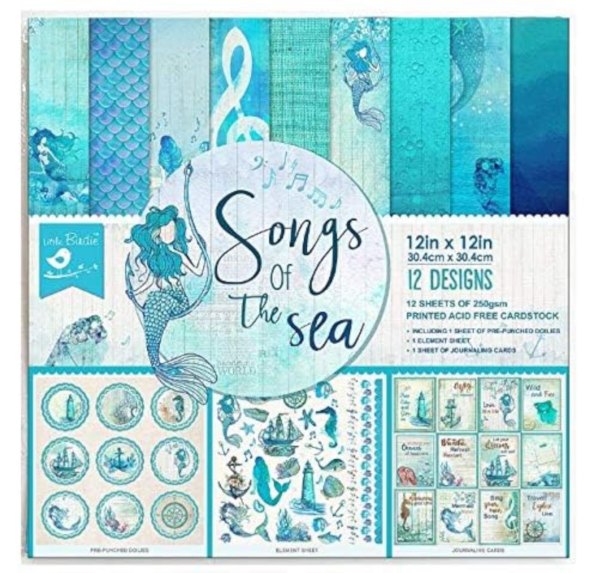 Printed Pattern Paper Pack for Art and Craft